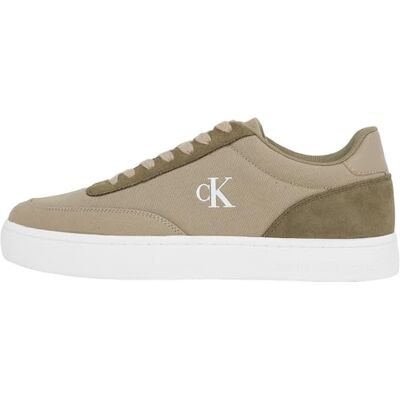 Calvin Baskets Basses Classiques en Toile avec Semelle Cupsole pour Homme, Coquille d'œuf sirène en Teck patiné Vert, 44 EU - Publicité Calvin Baskets Basses Classiques en Toile avec Semelle Cupsole pour Homme, Coquille d'œuf sirène en Teck patiné Vert, 44 EU - Publicité