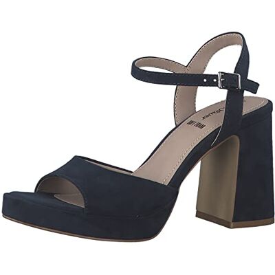 s.Oliver Sandales pour femme , bleu marine, 38 EU - Publicité s.Oliver Sandales pour femme , bleu marine, 38 EU - Publicité