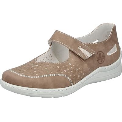 Rieker Ballerine 48996 pour Femme, Beige, 39 EU - Publicité Rieker Ballerine 48996 pour Femme, Beige, 39 EU - Publicité