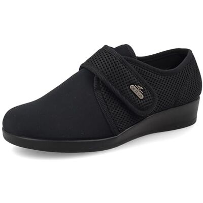 Fly Flot Bellona, Chaussons pour Femme en Microfibre élastique, avec Velcro réglable, Semelle Anti-Choc Sandale, Noir, 38 EU - Publicité Fly Flot Bellona, Chaussons pour Femme en Microfibre élastique, avec Velcro réglable, Semelle Anti-Choc Sandale, Noir, 38 EU - Publicité