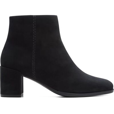 Clarks Freva55 Zip Womens Black Sde, 8 - Publicité Clarks Freva55 Zip Womens Black Sde, 8 - Publicité