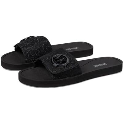 Michael Kors Mules Mk Charm pour femme, Noir , 39 EU - Publicité Michael Kors Mules Mk Charm pour femme, Noir , 39 EU - Publicité