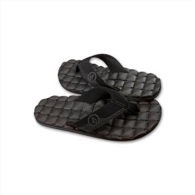 Volcom Men's Recliner Sandal Flip Flop, Black Destructo-New, 10 - Publicité Volcom Men's Recliner Sandal Flip Flop, Black Destructo-New, 10 - Publicité