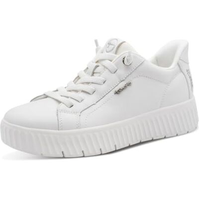 Tamaris Comfort baskets Step In femme cuir plates à enfiler Wide Fit, White, 39 EU - Publicité Tamaris Comfort baskets Step In femme cuir plates à enfiler Wide Fit, White, 39 EU - Publicité