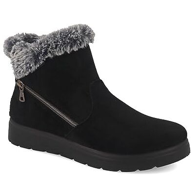 Fly Flot Fly Boots Woman, chaussures femme avec fourrure et fermeture éclair, bottine avec empeigne en microfibre souple, semelle extérieure amovible en mémoire, Noir , 38 EU - Publicité Fly Flot Fly Boots Woman, chaussures femme avec fourrure et fermeture éclair, bottine avec empeigne en microfibre souple, semelle extérieure amovible en mémoire, Noir , 38 EU - Publicité