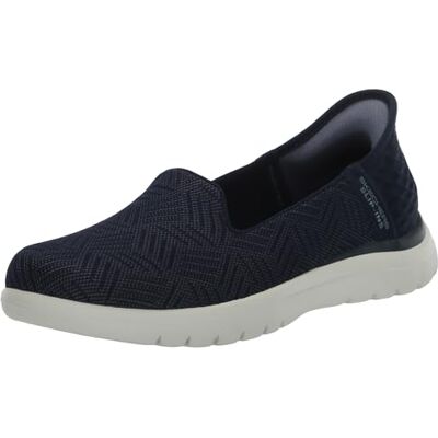 Skechers Chaussures à Enfiler pour Femme, Bleu Marine et Blanc., 39 EU - Publicité Skechers Chaussures à Enfiler pour Femme, Bleu Marine et Blanc., 39 EU - Publicité