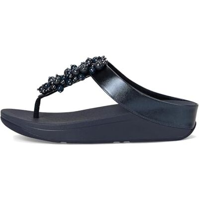 Fitflop Sandales Fino avec perles pour femme, bleu marine, 41 EU - Publicité Fitflop Sandales Fino avec perles pour femme, bleu marine, 41 EU - Publicité