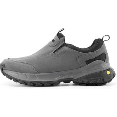 FitVille Chaussures Basses de Randonnée Hommes Extra Larges sans Lacets Baskets Mode Respirantes Chaussures de Marche Slip-on Gris 45 EU Large - Publicité FitVille Chaussures Basses de Randonnée Hommes Extra Larges sans Lacets Baskets Mode Respirantes Chaussures de Marche Slip-on Gris 45 EU Large - Publicité