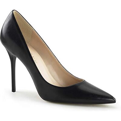 Pleaser CLASSIQUE-20, Chaussures à talons Femme Noir PU noir, 37 - Publicité Pleaser CLASSIQUE-20, Chaussures à talons Femme Noir PU noir, 37 - Publicité