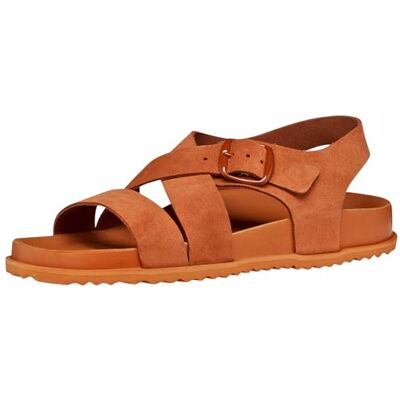 Geox Sandales plates pour femme D Sandybett B Brick 41 EU - Publicité Geox Sandales plates pour femme D Sandybett B Brick 41 EU - Publicité