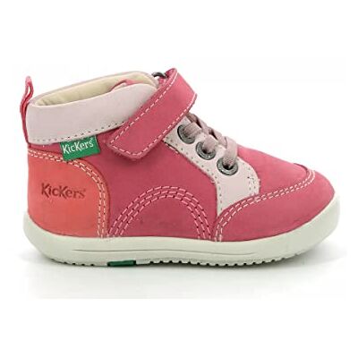 Kickers Kinoé, Bottillons Mixte, Corail, 24 - Publicité Kickers Kinoé, Bottillons Mixte, Corail, 24 - Publicité