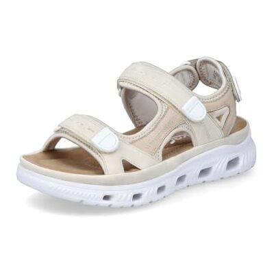 Rieker Sandales de trekking pour femme 64074, Beige 60., 40 EU - Publicité Rieker Sandales de trekking pour femme 64074, Beige 60., 40 EU - Publicité