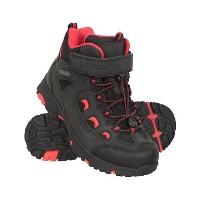 Mountain Warehouse Adventurer Bottes de Marche adaptatives pour Enfant Chaussures à Fermeture à Scratch IsoDry avec Lacets élastiques Idéal pour la Marche et l'été Noir 33 - Publicité Mountain Warehouse Adventurer Bottes de Marche adaptatives pour Enfant Chaussures à Fermeture à Scratch IsoDry avec Lacets élastiques Idéal pour la Marche et l'été Noir 33 - Publicité