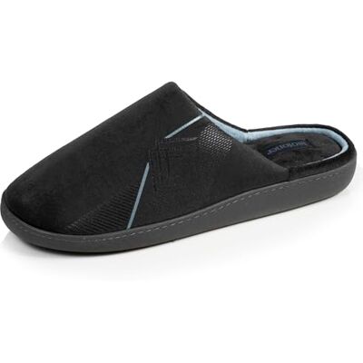 Isotoner Chaussons pantoufles Mules homme semelle à mémoire de forme, 46, gris - Publicité Isotoner Chaussons pantoufles Mules homme semelle à mémoire de forme, 46, gris - Publicité