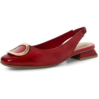 MARCO TOZZI Femme Damen Ballerinas Ballerines, Rouge, 36 EU - Publicité MARCO TOZZI Femme Damen Ballerinas Ballerines, Rouge, 36 EU - Publicité