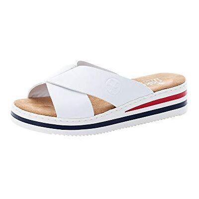Rieker Sandale Femme Blanc. 41 EU - Publicité Rieker Sandale Femme Blanc. 41 EU - Publicité