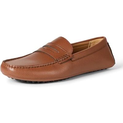Amazon Essentials Mocassins de Conduite pour Homme, Cuir synthétique Marron Clair, Taille 13 - Publicité Amazon Essentials Mocassins de Conduite pour Homme, Cuir synthétique Marron Clair, Taille 13 - Publicité