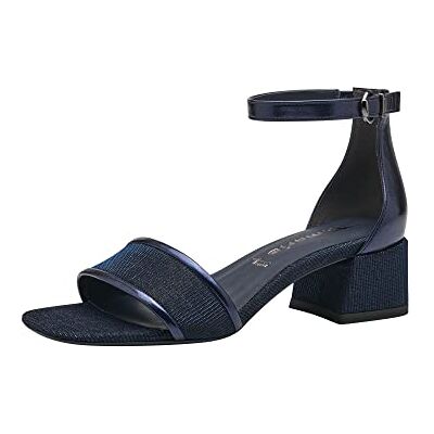 Tamaris Femme Sandale à Talon, Navy Glam, 38 EU - Publicité Tamaris Femme Sandale à Talon, Navy Glam, 38 EU - Publicité