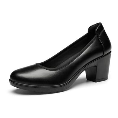 DREAM PAIRS Escarpins Femme Confort Petit Talon Bout Rond Chaussures Bureau Élégantes Antidérapantes Escarpins Classiques pour Travail Mariage Soirée,Size 38 (Largeur Large),Noir - Publicité DREAM PAIRS Escarpins Femme Confort Petit Talon Bout Rond Chaussures Bureau Élégantes Antidérapantes Escarpins Classiques pour Travail Mariage Soirée,Size 38 (Largeur Large),Noir - Publicité