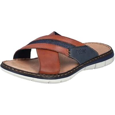 Rieker Homme 25186 Mules, Marron, 40 EU - Publicité Rieker Homme 25186 Mules, Marron, 40 EU - Publicité