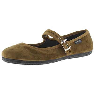 Victoria Ballerines Oda Velours & Passepoil Assorti & Boucle pour Filles Whisky 24 - Publicité Victoria Ballerines Oda Velours & Passepoil Assorti & Boucle pour Filles Whisky 24 - Publicité