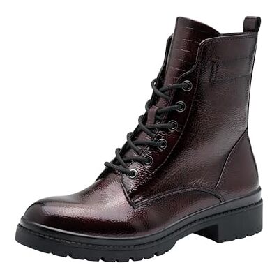 Tamaris Bottines plates en dentelle pour femme Merlot Brevet 42 EU, Brevet Merlot, 42 EU - Publicité Tamaris Bottines plates en dentelle pour femme Merlot Brevet 42 EU, Brevet Merlot, 42 EU - Publicité