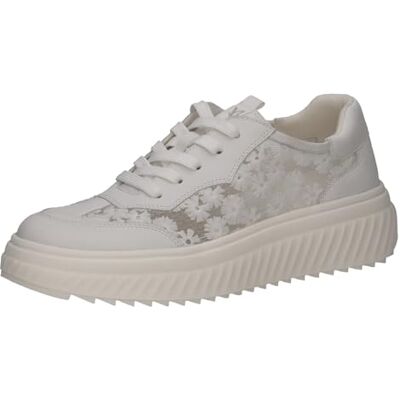 CAPRICE Baskets Femme Basses, Blanc (White Comb), 39 EU - Publicité CAPRICE Baskets Femme Basses, Blanc (White Comb), 39 EU - Publicité