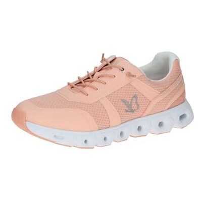 CAPRICE Baskets Basses Femme à Lacets Véganes, Rose (Peach Comb), 37 EU - Publicité CAPRICE Baskets Basses Femme à Lacets Véganes, Rose (Peach Comb), 37 EU - Publicité