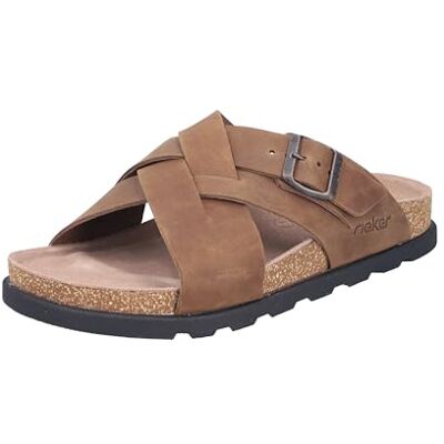 Rieker Homme 21193 Mules, Marron, 43 EU - Publicité Rieker Homme 21193 Mules, Marron, 43 EU - Publicité