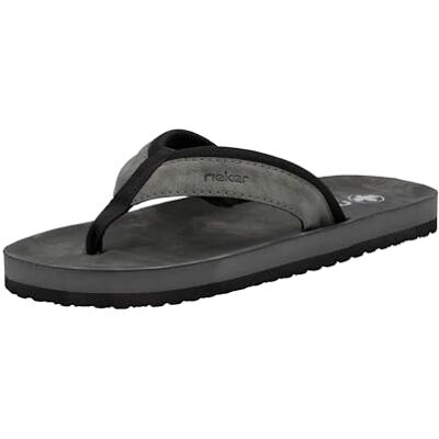 Rieker Homme 20151 Tongs, Gris, 42 EU - Publicité Rieker Homme 20151 Tongs, Gris, 42 EU - Publicité