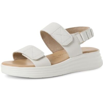 MARCO TOZZI Femme Sandale , Blanc, 39 EU - Publicité MARCO TOZZI Femme Sandale , Blanc, 39 EU - Publicité