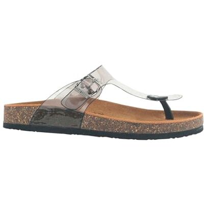 CHATTAWAK Femme Mule Confort Entre-Doigt translucide Zelda T.Noir, 40 - Publicité CHATTAWAK Femme Mule Confort Entre-Doigt translucide Zelda T.Noir, 40 - Publicité