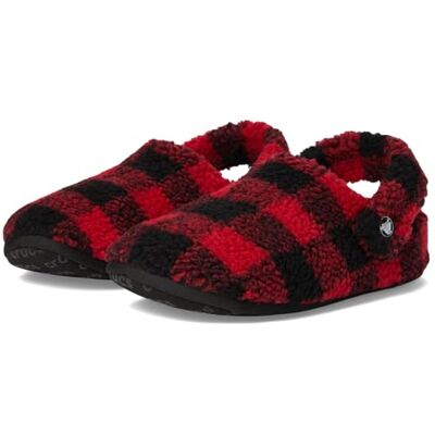 Crocs Unisexe Enfant Classic Buff Check Cozzzy Slipper K Chaussures à enfiler, Varsity Red/Black, 36/37 EU - Publicité Crocs Unisexe Enfant Classic Buff Check Cozzzy Slipper K Chaussures à enfiler, Varsity Red/Black, 36/37 EU - Publicité