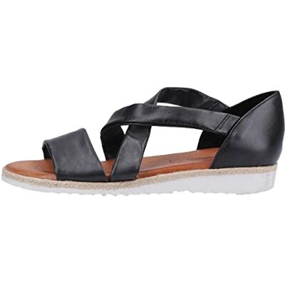 Hush Puppies Women's Gemma Espadrille Wedge Sandal, Noir, 37 EU - Publicité Hush Puppies Women's Gemma Espadrille Wedge Sandal, Noir, 37 EU - Publicité
