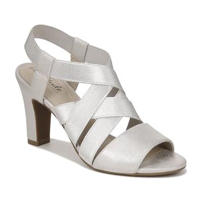 LifeStride Femme Charlotte Sandale, argenté, 39 EU Large - Publicité LifeStride Femme Charlotte Sandale, argenté, 39 EU Large - Publicité
