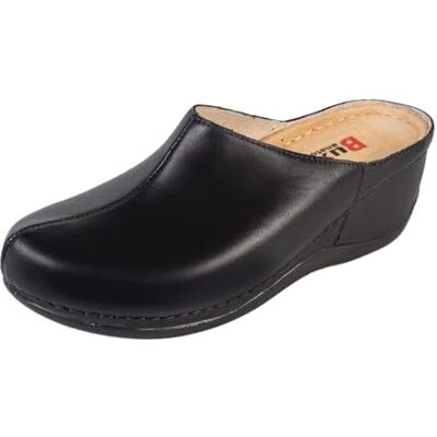 Buxa Anatomic BZ340 Sabots Femmes Chaussures en Cuir Pantoufles Sabot Sandales, Noir , 39 EU - Publicité Buxa Anatomic BZ340 Sabots Femmes Chaussures en Cuir Pantoufles Sabot Sandales, Noir , 39 EU - Publicité