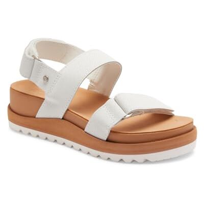 Roxy Himari Sandals for Women Sandales en cuir Femme 8.5 Blanc - Publicité Roxy Himari Sandals for Women Sandales en cuir Femme 8.5 Blanc - Publicité