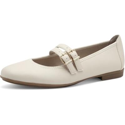 Jana Ballerines Femme à Bride Vegan, Beige, 38 EU - Publicité Jana Ballerines Femme à Bride Vegan, Beige, 38 EU - Publicité