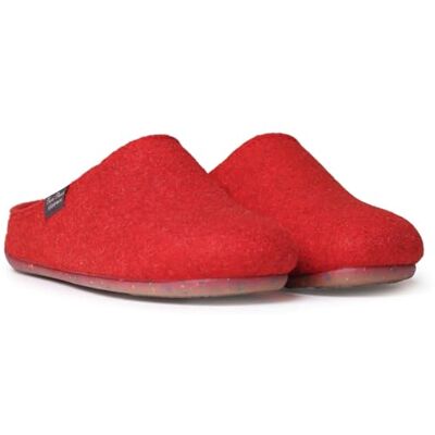TONI PONS Chaussons de maison pour femmes en feutre recyclé Rouge, 37 EU - Publicité TONI PONS Chaussons de maison pour femmes en feutre recyclé Rouge, 37 EU - Publicité