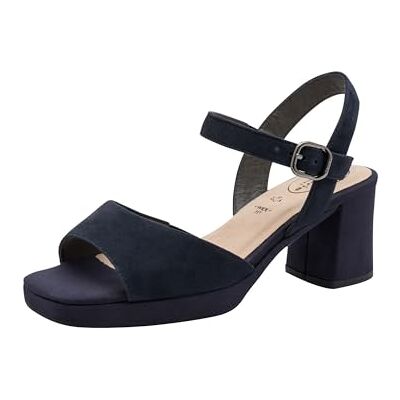 Tamaris Sandales à talons confortables pour femme En daim bleu marine Taille 41 EU - Publicité Tamaris Sandales à talons confortables pour femme En daim bleu marine Taille 41 EU - Publicité