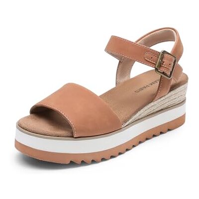 DREAM PAIRS Sandales à Talon Compensé pour Femmes Confortables Sandale Espadrilles d'Été Classique à Plateforme,Size 38,Bronzer,DWUMPS2504 - Publicité DREAM PAIRS Sandales à Talon Compensé pour Femmes Confortables Sandale Espadrilles d'Été Classique à Plateforme,Size 38,Bronzer,DWUMPS2504 - Publicité