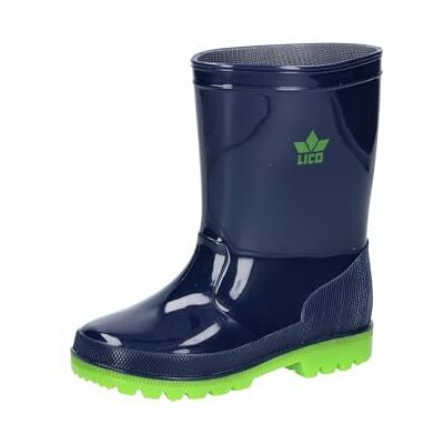 Lico Garçon Unisex Kinder Stormy Botte de Pluie, Marine Citron, 29 EU - Publicité Lico Garçon Unisex Kinder Stormy Botte de Pluie, Marine Citron, 29 EU - Publicité