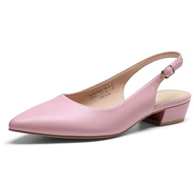 DREAM PAIRS Escarpins à petits talons avec bride arrière pour femme Chaussures d'affaires à bout pointu et fermé Chaussures de mariage et de fête Escarpins confortables, rose clair, 39 EU - Publicité DREAM PAIRS Escarpins à petits talons avec bride arrière pour femme Chaussures d'affaires à bout pointu et fermé Chaussures de mariage et de fête Escarpins confortables, rose clair, 39 EU - Publicité