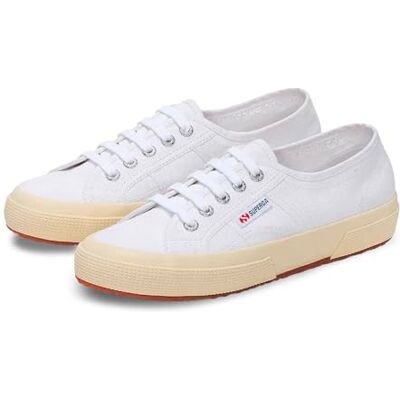 Superga 2750 Cotu Classic Chaussures en toile pour hommes et femmes Chaussures de tennis italiennes emblématiques avec dessus respirant, semelle en caoutchouc antidérapante, 6 Women/4.5 Men - Publicité Superga 2750 Cotu Classic Chaussures en toile pour hommes et femmes Chaussures de tennis italiennes emblématiques avec dessus respirant, semelle en caoutchouc antidérapante, 6 Women/4.5 Men - Publicité