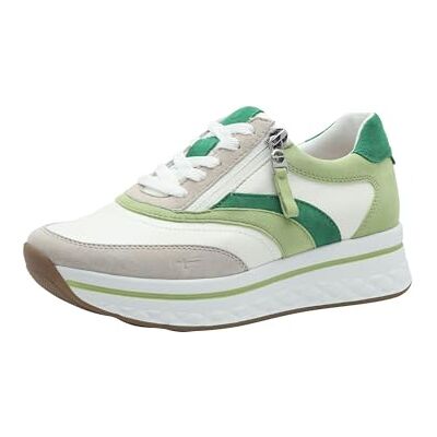 Tamaris Comfort baskets plateformes femme avec fermeture éclair sportives, Green Comb, 38 EU - Publicité Tamaris Comfort baskets plateformes femme avec fermeture éclair sportives, Green Comb, 38 EU - Publicité