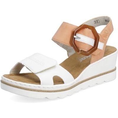 Rieker Damen Klassische Sandalen 67476, Frauen Sandalen,Sommerschuhe,Freizeitschuhe,offene Schuhe,Strandschuhe,Weiss Kombi (38),41 EU / 7.5 UK - Publicité Rieker Damen Klassische Sandalen 67476, Frauen Sandalen,Sommerschuhe,Freizeitschuhe,offene Schuhe,Strandschuhe,Weiss Kombi (38),41 EU / 7.5 UK - Publicité