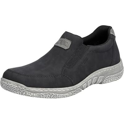 Rieker Homme 3553 Mocassin, Noir, 45 EU Large - Publicité Rieker Homme 3553 Mocassin, Noir, 45 EU Large - Publicité