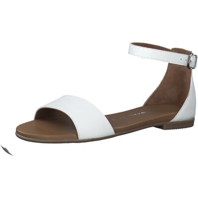 Tamaris Femme Sandale, Blanc, 36 EU - Publicité Tamaris Femme Sandale, Blanc, 36 EU - Publicité