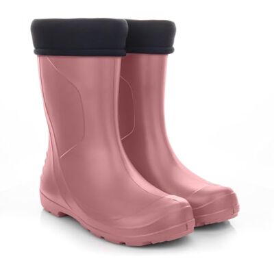 LEMIGO Bottes de pluie très légères pour femme en mousse EVA avec doublure DAKOTA 36-42 EU, Rose poudré, 37 EU - Publicité LEMIGO Bottes de pluie très légères pour femme en mousse EVA avec doublure DAKOTA 36-42 EU, Rose poudré, 37 EU - Publicité