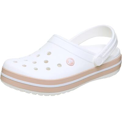 Crocs Crocband Clog 41-42 EU White/Pink Caramel - Publicité Crocs Crocband Clog 41-42 EU White/Pink Caramel - Publicité